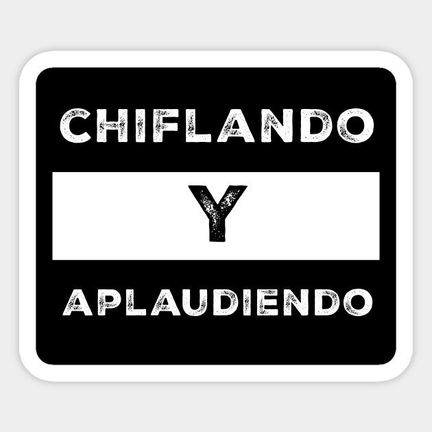 chiflando y aplaudiendo Mexican words Sticker by livania